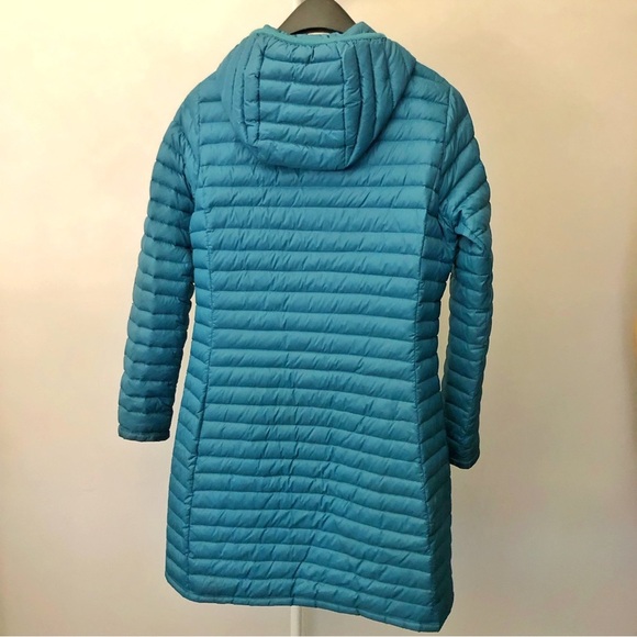 Down Jacket. Collection by Vackrot Lightweight Long Puffer Winter Jacket.Small. - Picture 5 of 16